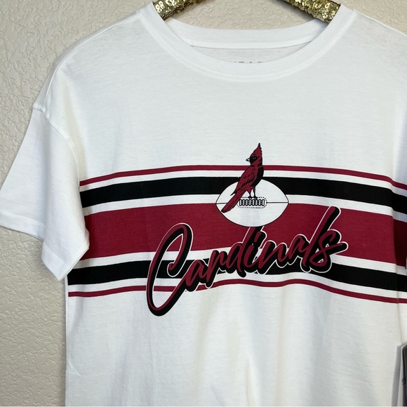 Wear By Erin Andrews • Arizona Cardinals Front Tie Retro Shirt - Picture 3 of 10